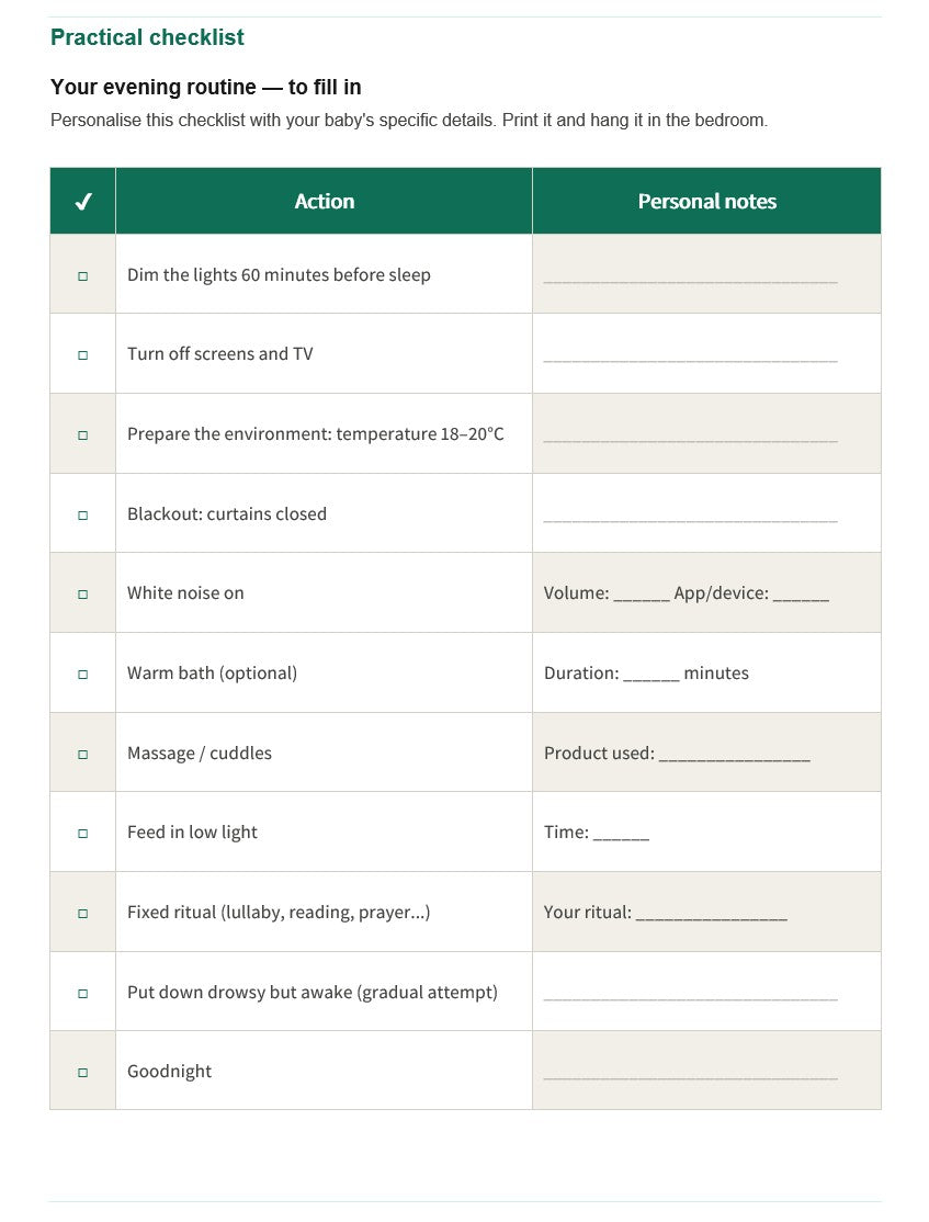 Newborn Sleep Guide — 0–3 months