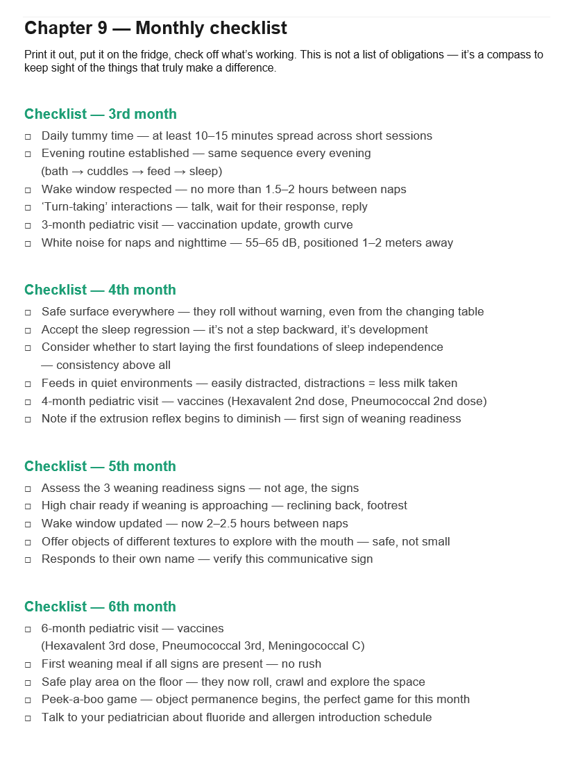 The 3–6 Month Baby Guide
