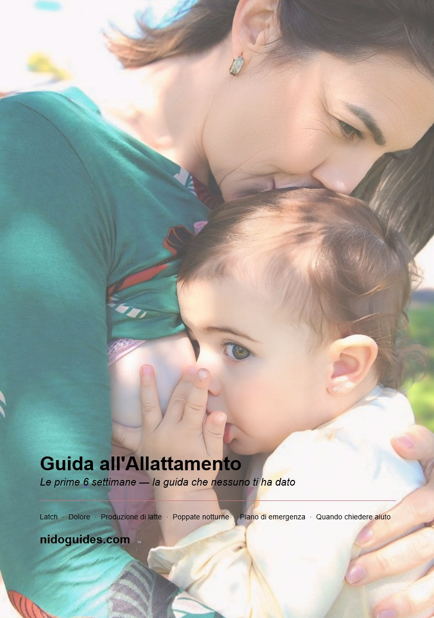 Guida all'Allattamento — Le prime 6 settimane