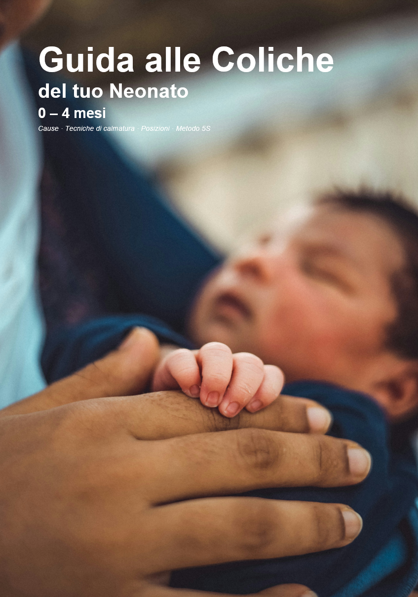 Guida alle coliche del neonato 0-4 mesi — tecniche e rimedi PDF NidoGuides