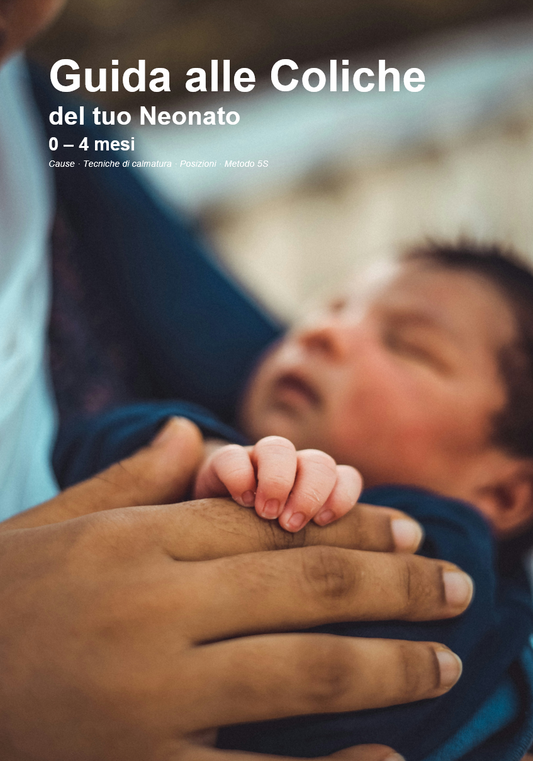 Guida alle coliche del neonato 0-4 mesi — tecniche e rimedi PDF NidoGuides