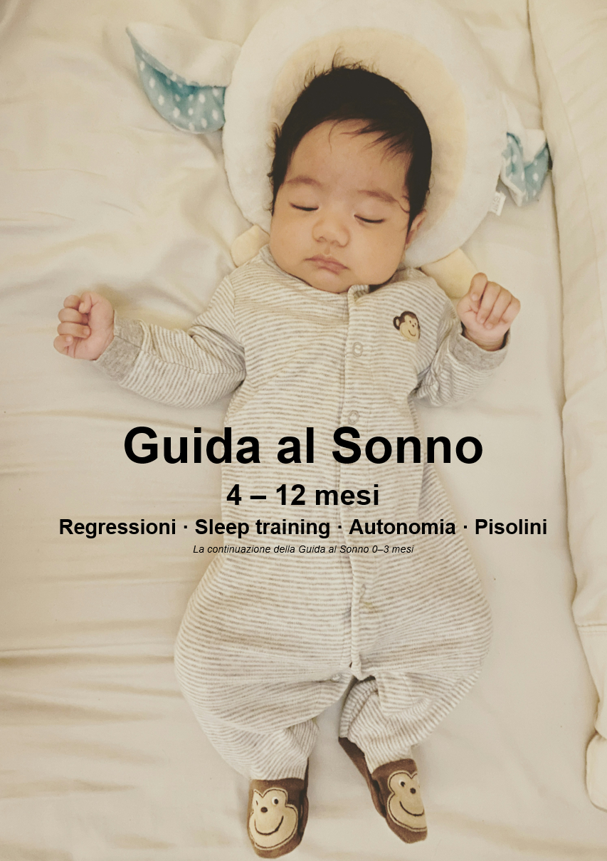 Guida al sonno del bambino 4-12 mesi — regressioni e autonomia PDF NidoGuides
