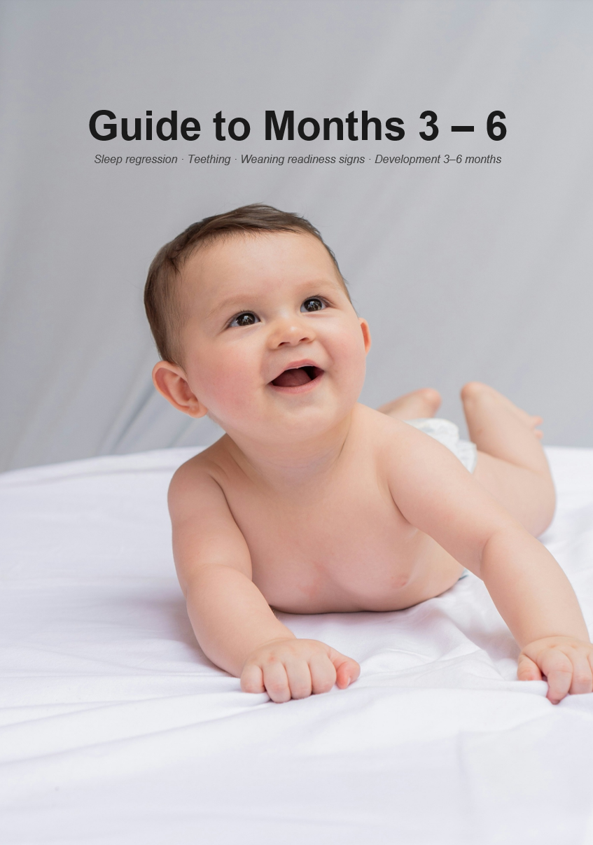 3-6 month baby guide — sleep regression and development PDF NidoGuides
