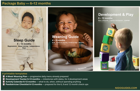 Baby package 6-12 months — PDF guides and templates bundle NidoGuides