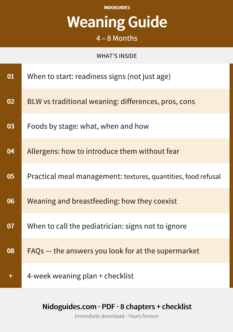 Weaning Guide — 4–8 months